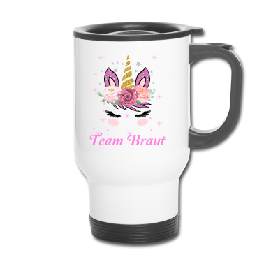Hochzeit Thermobecher - Damen JGA Geschenk Junggesellenabschied Team Braut
