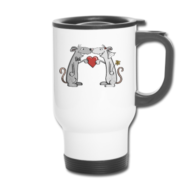 Hochzeit Thermobecher - Hochzeit Mäuse - Brautpaar - Braut - Bräutigam