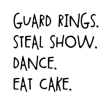 Motiv Guard Rings Steal Show Hochzeit Tr�ger von Ringen