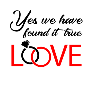 Motiv wahre Liebe mit Hochzeitsringen