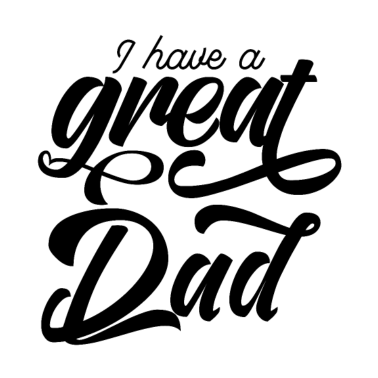 Motiv Geschenk-Idee Papa I have a great dad