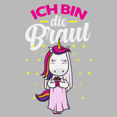 Motiv Einhorn Braut Hochzeitsfeier Ehefrau Geschenk