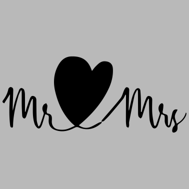 Motiv Mr.und Mrs. Hochzeitsfeier, Feier, Tag, Love, i