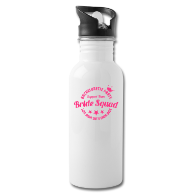 Hochzeit Trinkflasche - BRIDE SQUAD Hochzeitsfeier JGA Geschenk Team Shirt