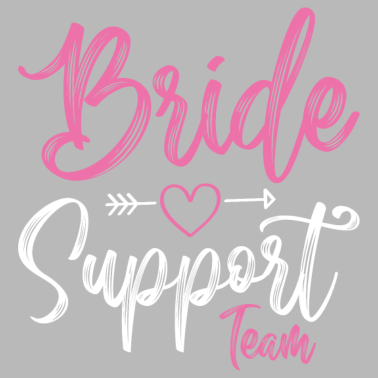 Motiv Braut Support Herz Team