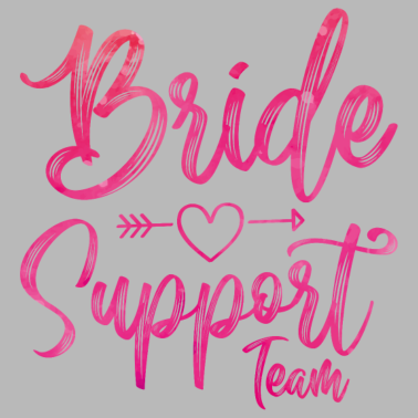 Motiv Braut Support Herz Team