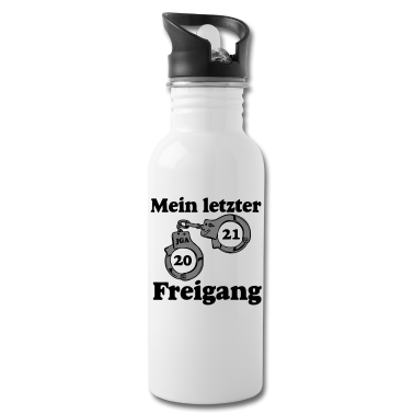 Hochzeit Trinkflasche - JGA 2021 Mein letzter Freigang ...-