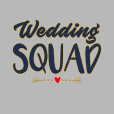 Motiv Hochzeitsteam, Wedding Squad, Hochzeit, Verlobung
