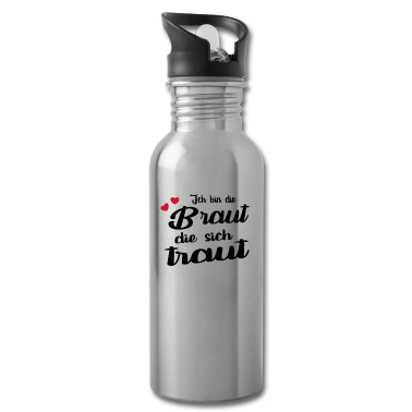 Hochzeit Trinkflasche - Braut + Jungesellinnenabschied
