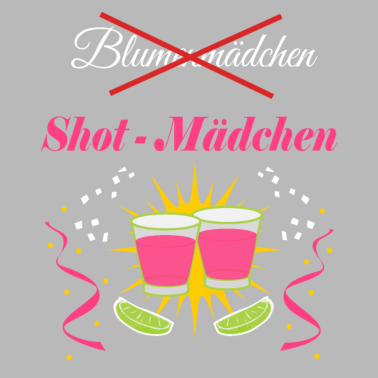 Motiv Shot-Mädchen statt Blumenmädchen Junggesellinnen