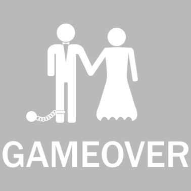 Motiv Gameover Junggesellenabschied Heiraten Geschenk