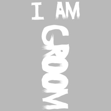 Motiv I Am Groom. Ich bin Bräutigam