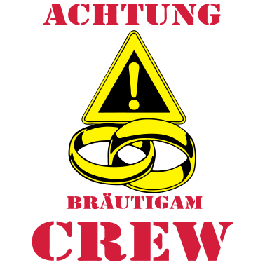 Motiv Bräutigam Crew Farbe
