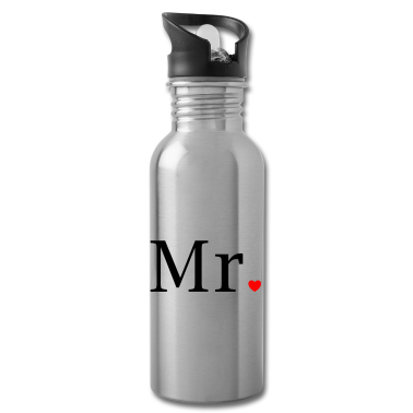 Hochzeit Trinkflasche - Mr and Mrs married Hochzeit Feier Verheiratet Mrs