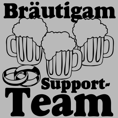 Motiv JGA - Bräutigam Support Team ..+