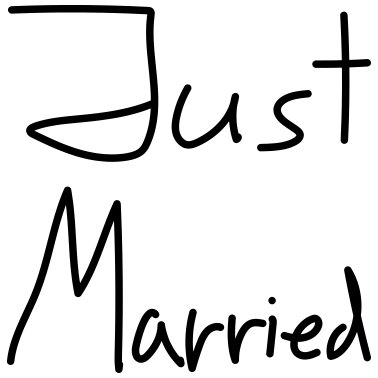 Motiv Just Married - Frisch verheiratet