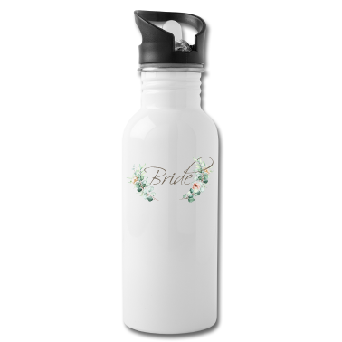 Hochzeit Trinkflasche - Bride Eucalyptus JGA