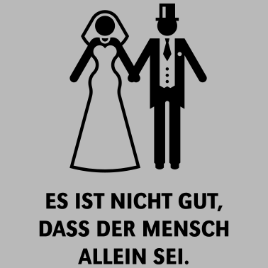 Motiv Es ist nicht gut, dass der Mensch allein sei.