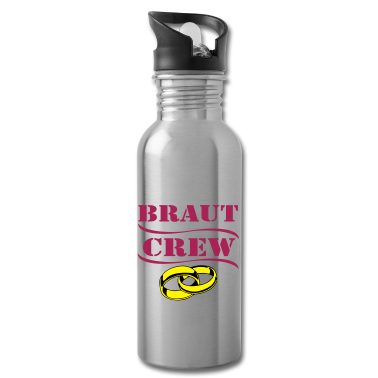 Hochzeit Trinkflasche - Braut Crew...-