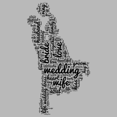 Motiv Küssendes Paar Hochzeit Liebe Braut Bräutigam Kuss