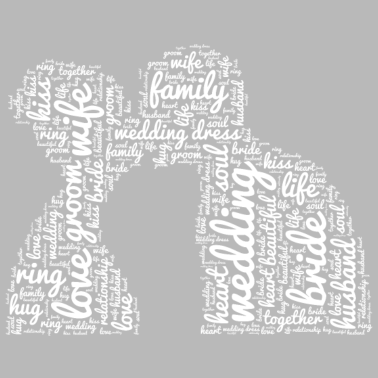 Motiv Küssendes Paar Hochzeit Liebe Braut Bräutigam Kuss