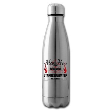 Hochzeit Trinkflasche - Mein Herz Standesbeamter - Geschenk