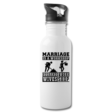 Hochzeit Trinkflasche - Marriage Workshop | Hochzeitspaar Heirat Geschenk
