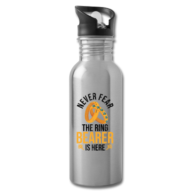 Hochzeit Trinkflasche - Der Ringträger Ist Hier Ehering-Sicherheitsring