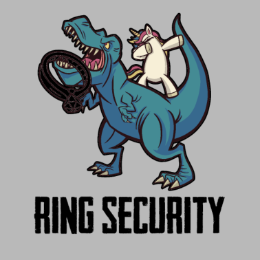 Motiv Ring Security Ehering Ring Inhaber Dinosaurier