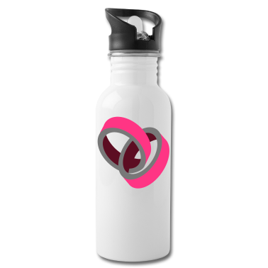 Hochzeit Trinkflasche - Bunte Hochzeitsringe Geschenk Hochzeit JGA RING