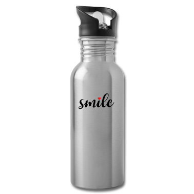 Hochzeit Trinkflasche - Smile Design Glücklich Hochzeit Feier Party Lachen