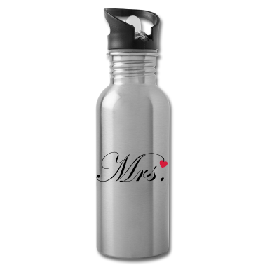 Hochzeit Trinkflasche - Mr and Mrs married Hochzeit Feier Verheiratet Mrs
