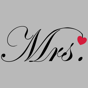 Motiv Mr and Mrs married Hochzeit Feier Verheiratet Mrs