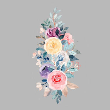 Motiv Aquarell Blumige Sonnenblume Hübscher Brautkranz