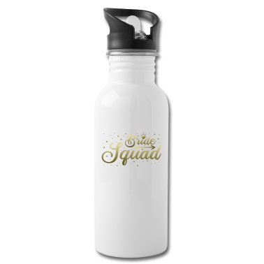 Hochzeit Trinkflasche - Bride Squad Junggesellenabschied Hochzeit in Gold