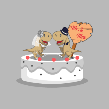 Motiv Dinosaurier-Paare Dinosaurier-Fan Geschenk