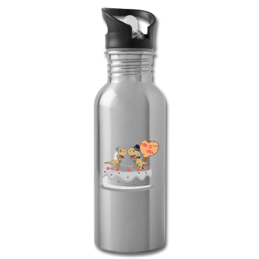 Hochzeit Trinkflasche - Dinosaurier-Paare Dinosaurier-Fan Geschenk