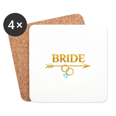 Hochzeit Untersetzer - Braut Junggesellinnenabschied Hochzeitsfeier