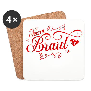 Hochzeit Untersetzer - Team Braut Hochzeitsfeier