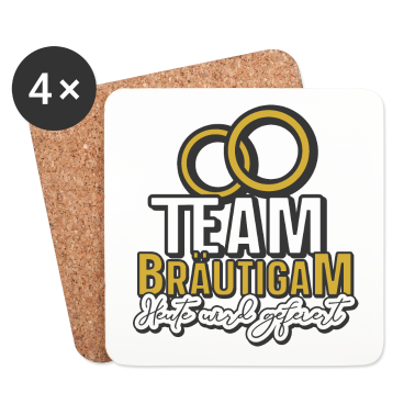 Hochzeit Untersetzer - Team Bräutigam