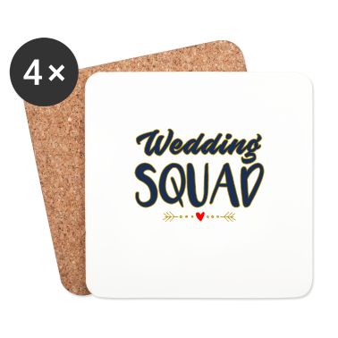 Hochzeit Untersetzer - Hochzeitsteam, Wedding Squad, Hochzeit, Verlobung