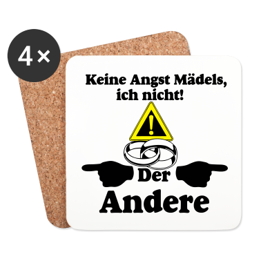 Hochzeit Untersetzer - JGA Maedels keine Angst ...+