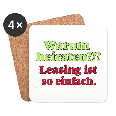 Hochzeit Untersetzer - Heiraten Warum .../+