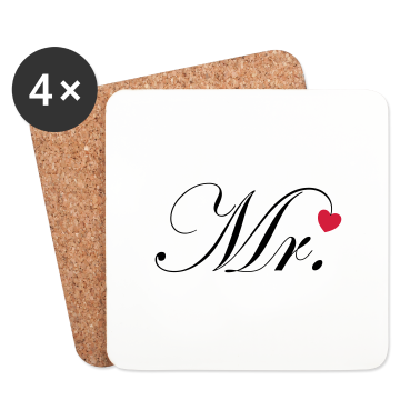 Hochzeit Untersetzer - Mr. and Mrs. married Hochzeit Feier Verheiratet Mr