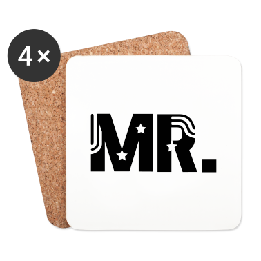 Hochzeit Untersetzer - Mr and Mrs married Hochzeit Feier Verheiratet Mrs
