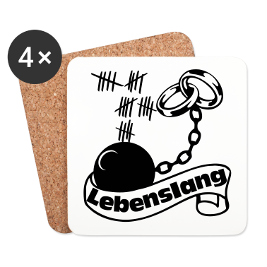 Hochzeit Untersetzer - JGA - Lebenslang ...+