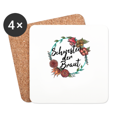 Hochzeit Untersetzer - Schwester der Braut Hochzeit Heiraten