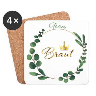 Hochzeit Untersetzer - Team Braut