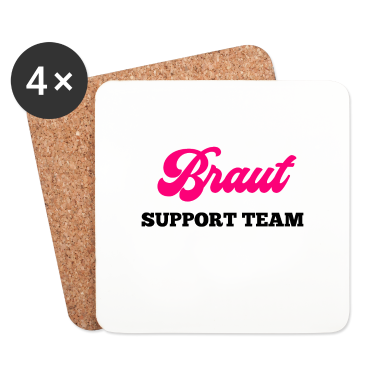 Hochzeit Untersetzer - Junggesellenabschied Team Braut Junggesellin jga