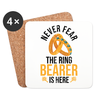 Hochzeit Untersetzer - Der Ringträger Ist Hier Ehering-Sicherheitsring